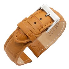 Eichmüller Uhrenarmband Alligator in 14/18/20/22 mm Kroko Prägung Kalbsleder