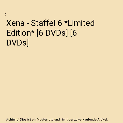 Xena staffel limited - -,