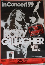 Rory Gallagher, Top Priority-Tour,  Poster, Plakat, Konzert, Concert, Hof, 1979