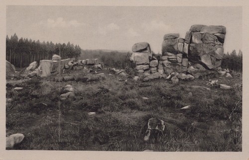 Gernrode harz teufelssteine - ak,