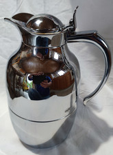 Alfi 1 Liter Design Thermoskanne Isolierkanne alt retro Vintage shabby chrom
