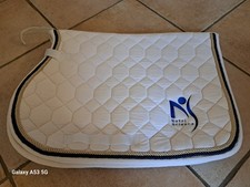 Satteldecke Weiß,  Pferd Reiten,