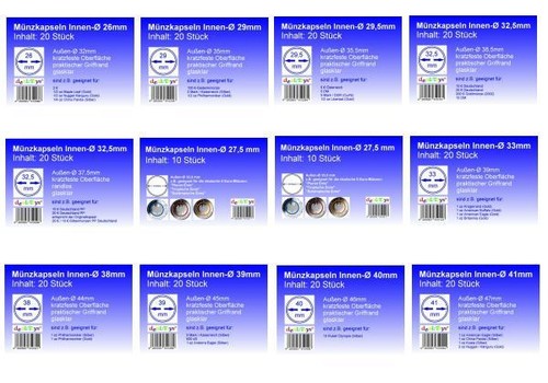 20er pack münzkapseln - 20er, /