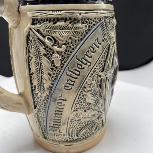 Steinzeug keramik bierkrug mit - steinzeug,
