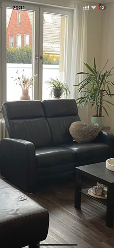 Schwarze couch der marke - der,