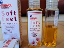 Neu! GEHWOHL Soft Feet Pflegebad Mandel & Vanille, 50 + 25 ml, für Füße + Beine
