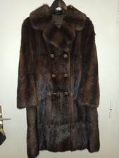 Nutria Pelz Mantel (Größe