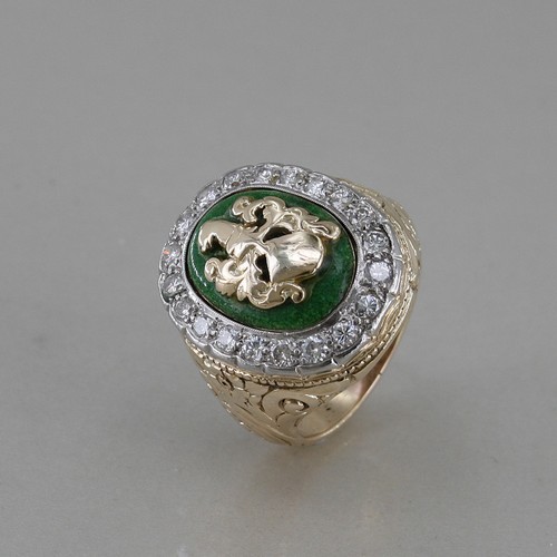 Ring siegelring 585 - , 585/14k