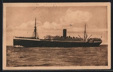 Dampfer Seydlitz, Norddeutscher Lloyd Bremen, Ansichtskarte 