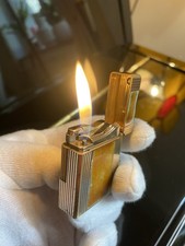S. T. Dupont Feuerzeug Lighter  Linie 1 Klein Gold ( Überholt ) Rarität