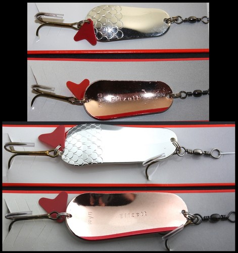 Dam effzett blinker - blinker, silber