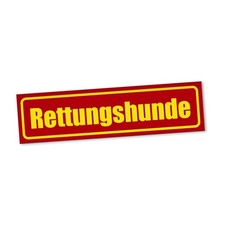 Rettungshunde Magnetschild