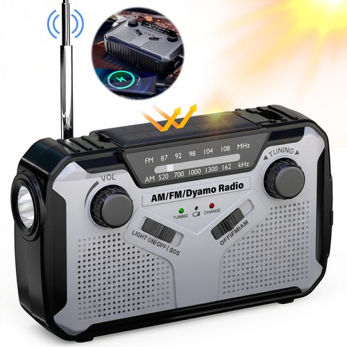 Kurbelradio notfallradio mit - kurbelradio,,