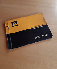 Orig. Atlas Ersatzteilliste