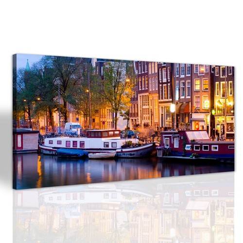 Amsterdam bei nacht stadt - amsterdam,