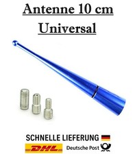 Universal 10 cm Dunkel Blau Stab Autoantenne AM FM GPS - 3 Adapter für Renault