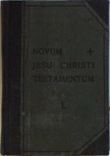 Novum Jesu Christi Testamentum, vulgatae editionis juxta exemplar vaticanum.