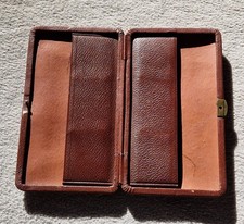 Zigarettenetui Leder braun Vintage 30er Jahre