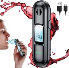 NEU Mini Digital LCD Alkohol Atemtester Analysator Alkoholtester Pustetester