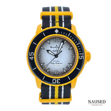 Swatch x Blancpain Scuba Fifty Fathoms Pacific Ocean Armbanduhr SO35P100C | NEU