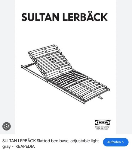 Lattenrost ikea sultan - lattenrost,