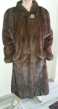 Nerzmantel Pelzmantel SAGA Mink Superb Quality Ranched Mink 42-44 M