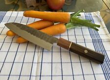 Messer Kochmesser Santoku geschmiedet scharfstandfest 31cm Profimesser Edelholz