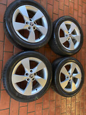 1x Satz Alufelgen 7x17 ET 45 orgSkoda 5x112 5E0601025AR mit 225/45/17 Reifen