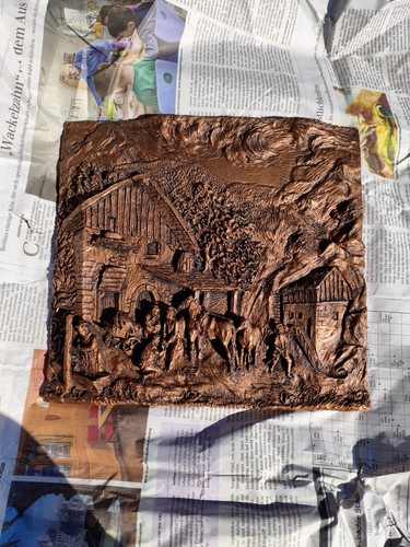 Kupfer relief bild - relief,
