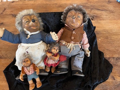 Steiff mecki familie 60er - familie, 50/60er