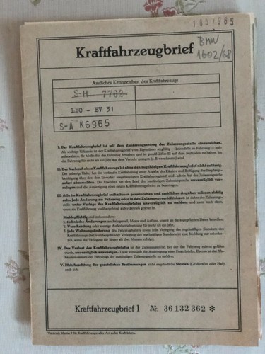 Achtung sammler bmw1602 - 1x,