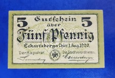 ECKARTSBERGA NOTGELD 5 PFENNIG