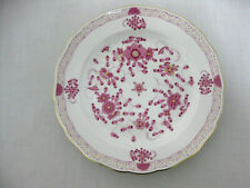 17547/ MEISSEN - SPEISETELLER - REICHE INDISCHE MALEREI PURPUR - 1. WAHL (1)