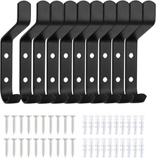 Garderobenhaken Schwarz 10