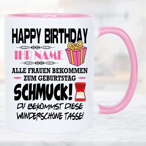 Tasse geburtstag frau - tasse,