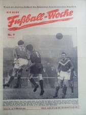 FUWO 9 - 26.2. 1957 Motor Berlin-Stahl Riesa Domke Görze Krahl Richter