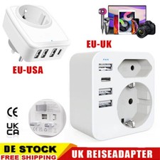 Reiseadapter DE auf USA UK GB
