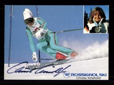 Christa Kinshofer Autogrammkarte Original Signiert Ski Alpine +A 229818