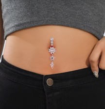 Bauchnabelpiercing blumen - bauchnabelpiercing,