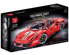 TGL Technology T5005 1:8 -Ferrari Pista Super Car 488 Technik Bausteine