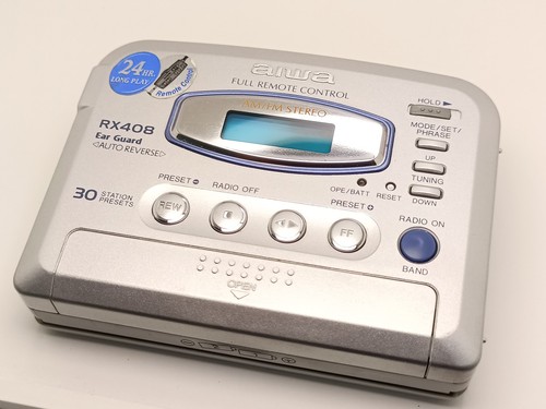 Aiwa rx408 radio cassette - aiwa,