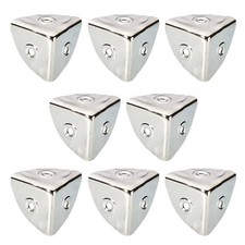 8 Adam Hall 4008 Flache Ecken Nickel Case Ecken Koffer Ecken Flat Case Corner
