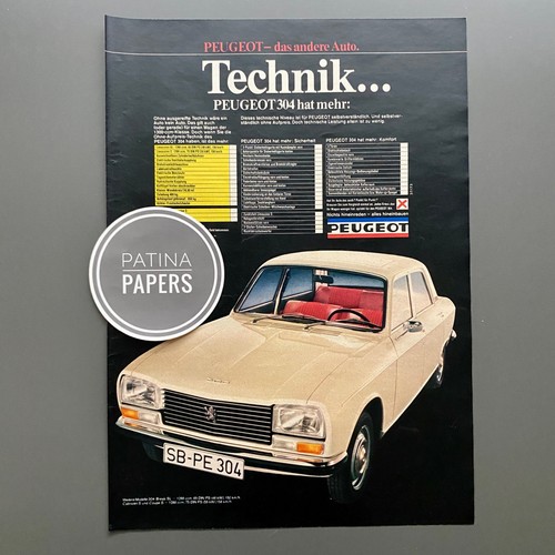 1973 technik peugeot 304 - 1973,