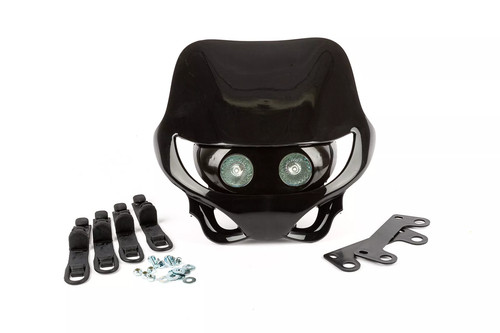 Enduro lichtmaske str8 schwarz - enduro,