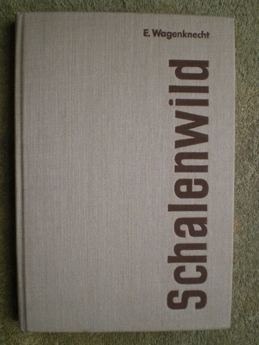Schalenwild ddr buch - -, jagd