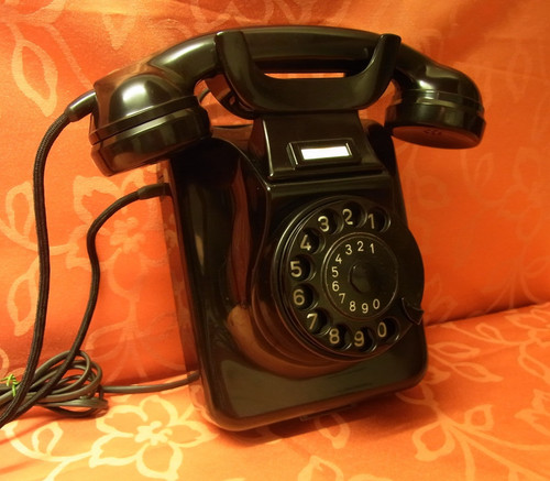 Jubiläum telefon alt w49 - telefon,