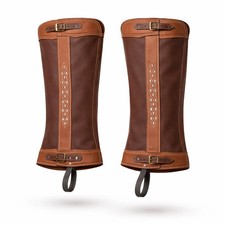 Charro tan beige leather piel - leather,