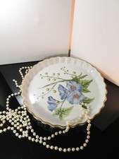 Spode Stafford Flowers Lida & Acacia Quiche Schale Flan Tarte, Ofen zum Tisch