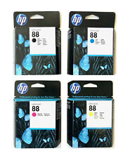 4 Original Tinte HP OfficeJet Pro K550 K5400 K8600 / Nr. 88 SET C9385AE -C9388AE
