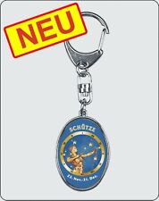 Schlüsselanhänger Sternzeichen Schütze 40 x 30 mm  Auto Anhänger Sternkreiszeich